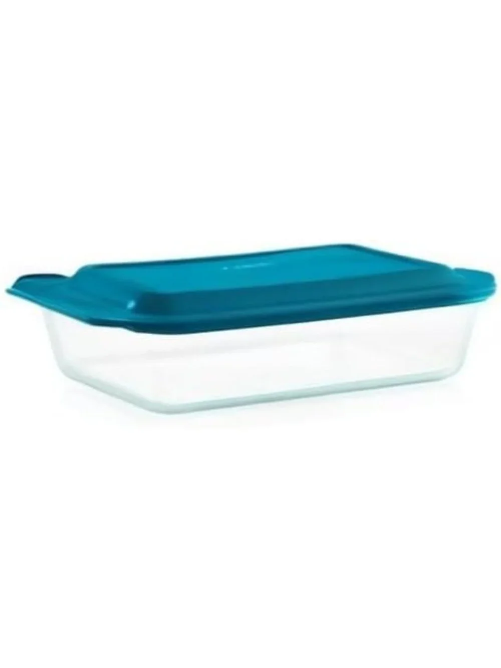 Deep 9x13-Inch Glass Baking Dish with Lid - Oven, Freezer & Microwave Safe